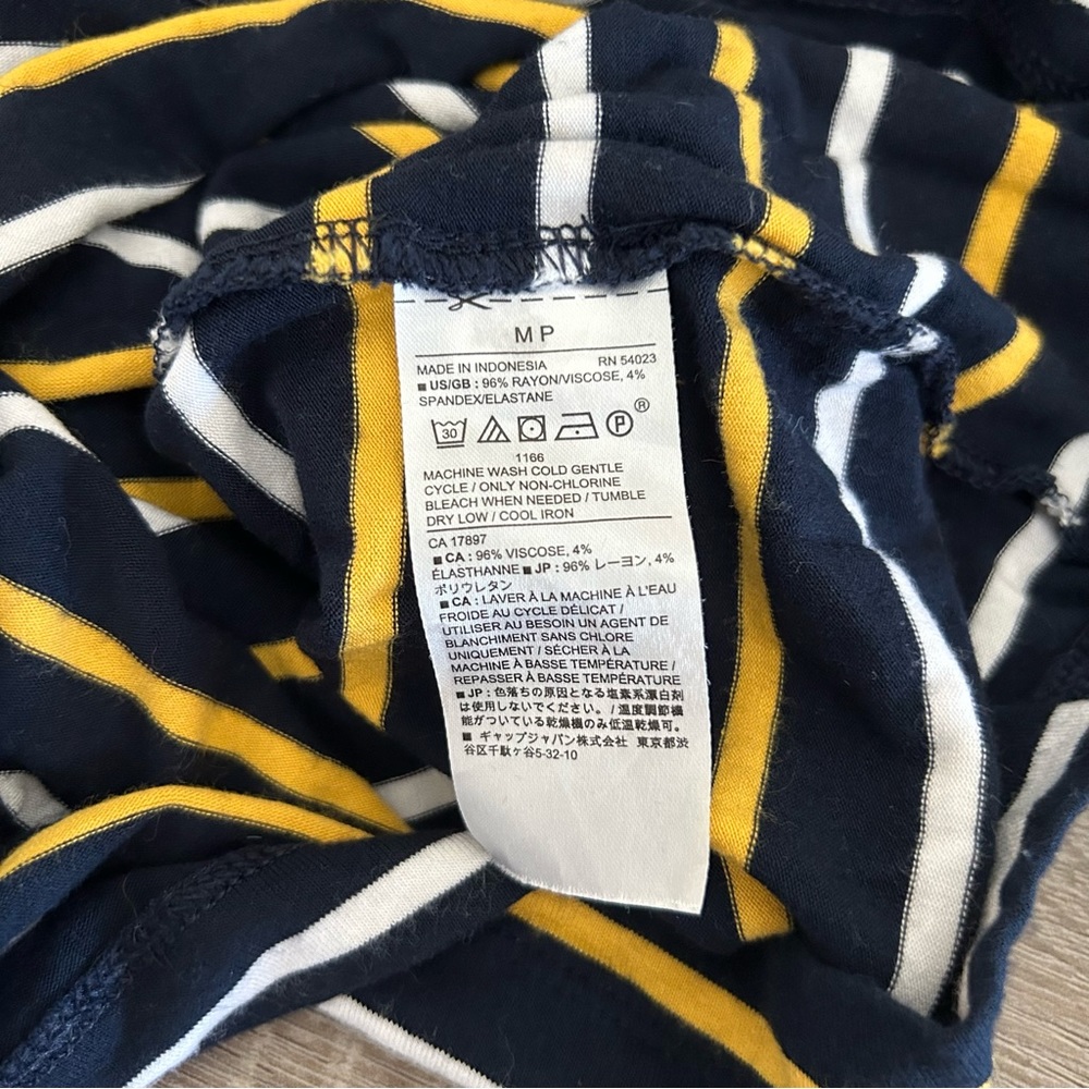Banana Republic Petite Stripe T-shirt Dress - Picture 4 of 12